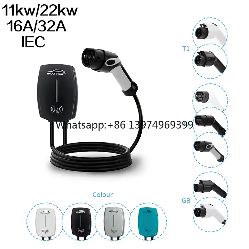 Wallbox Ev - Borne de recharge murale IEC pour