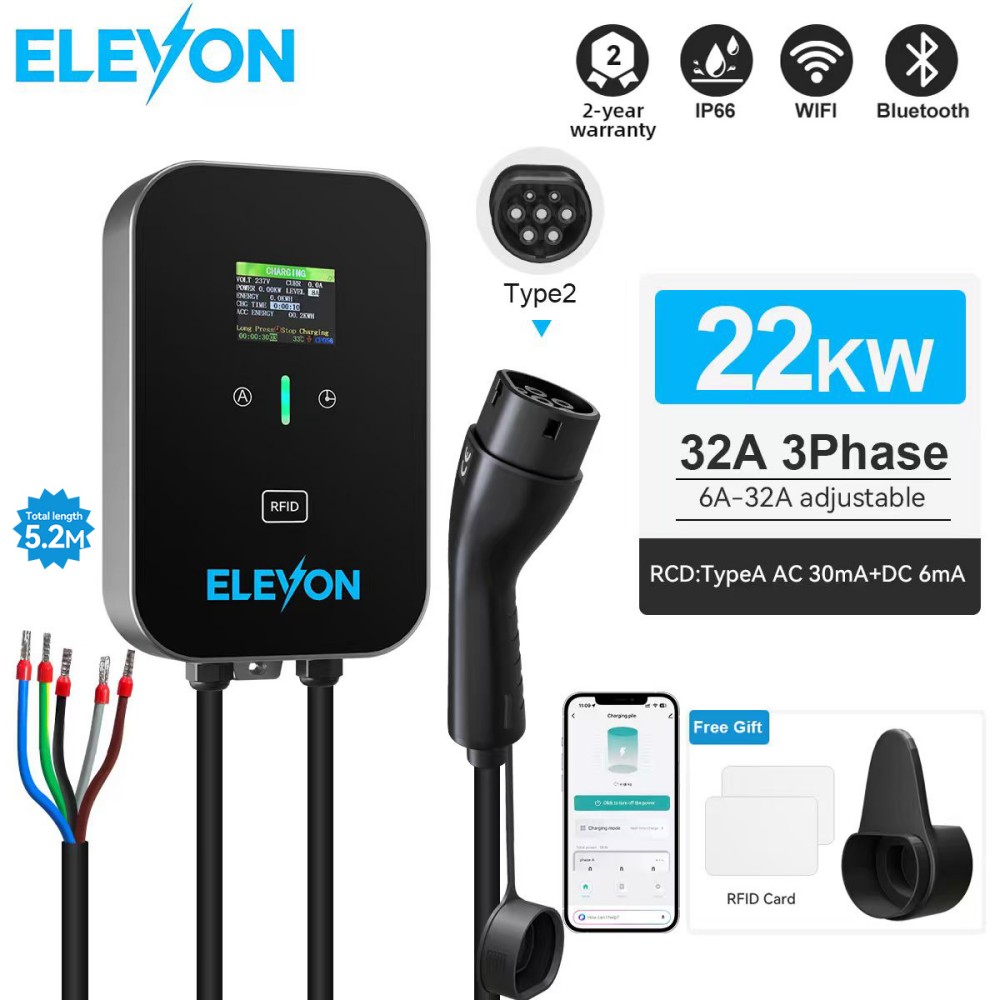 Wallbox Ev - Station de recharge ELEVON EV 22KW