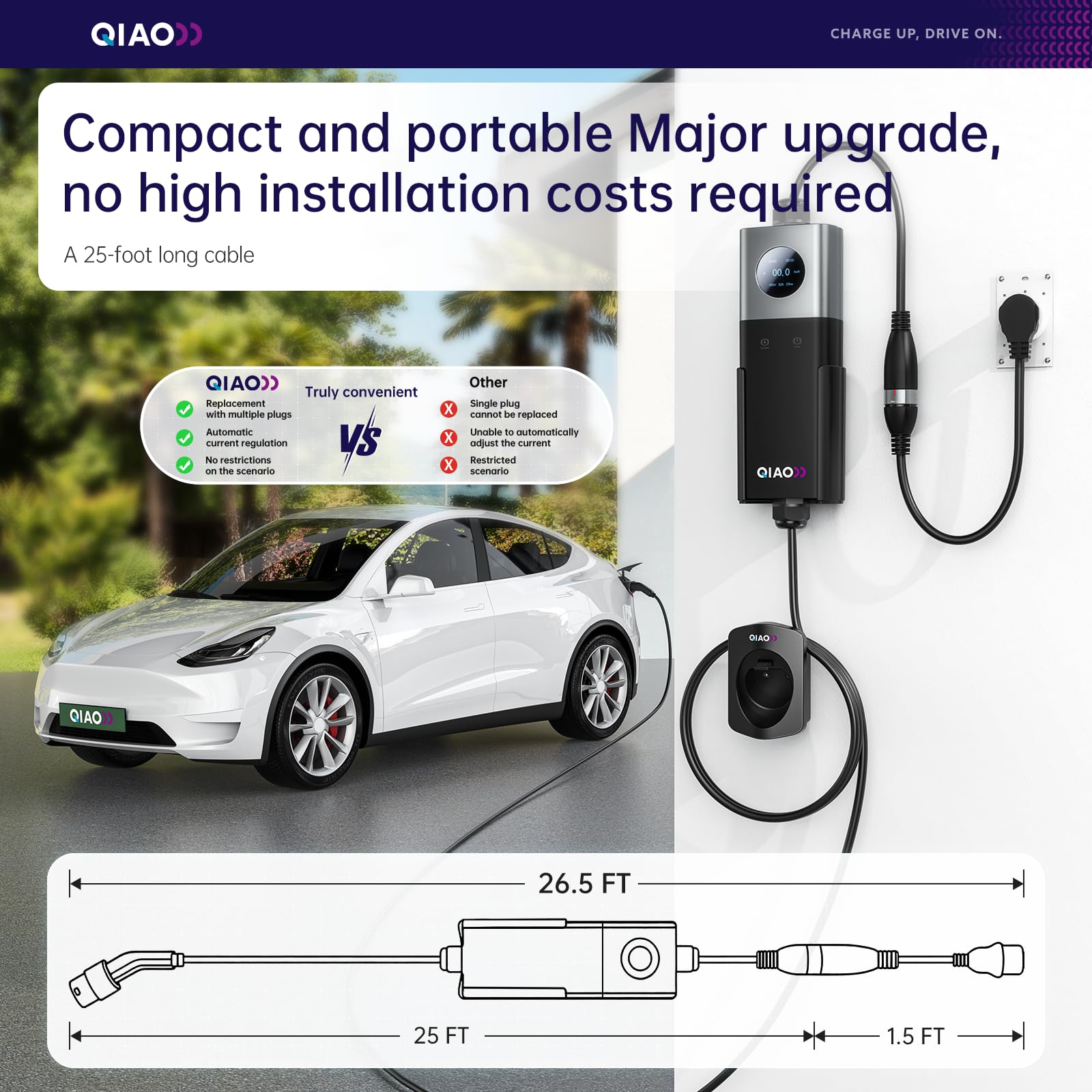 Chargeur de véhicule électriqu - Portable Ev Charger avis et prix