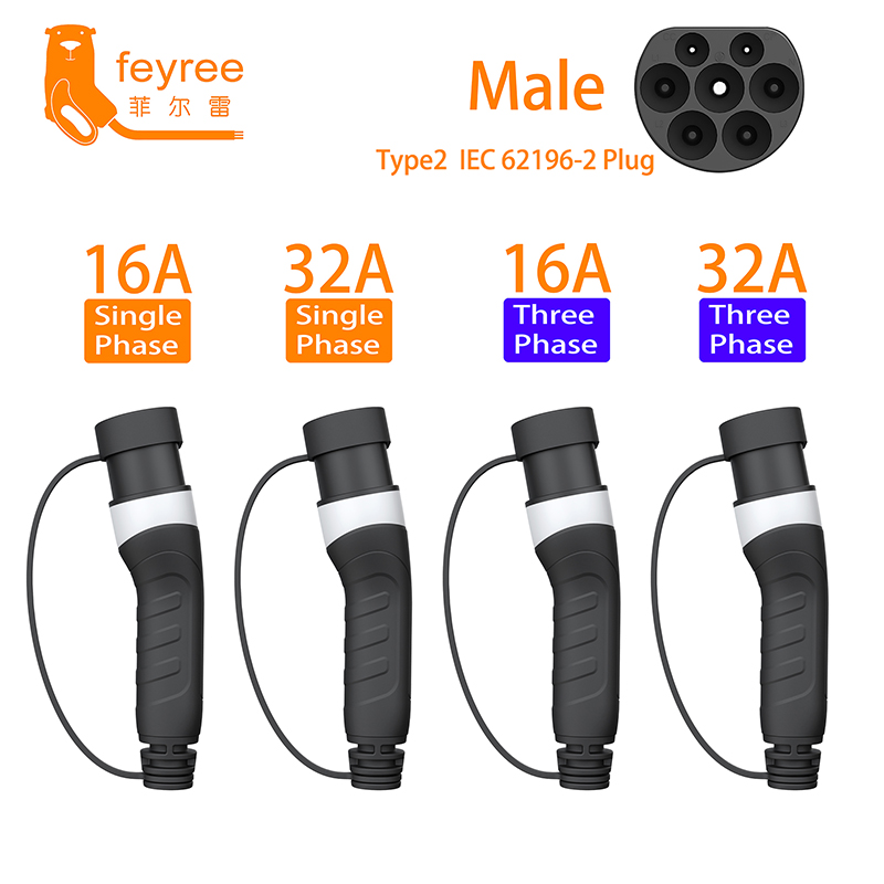Feyree Type2 prise mâle EV cha - Ev Charger Adapter avis et prix