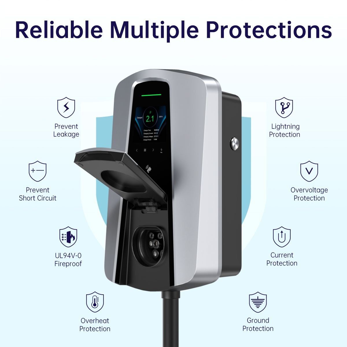Prise de chargeur EV Type 2 7, - Wallbox Ev avis et prix