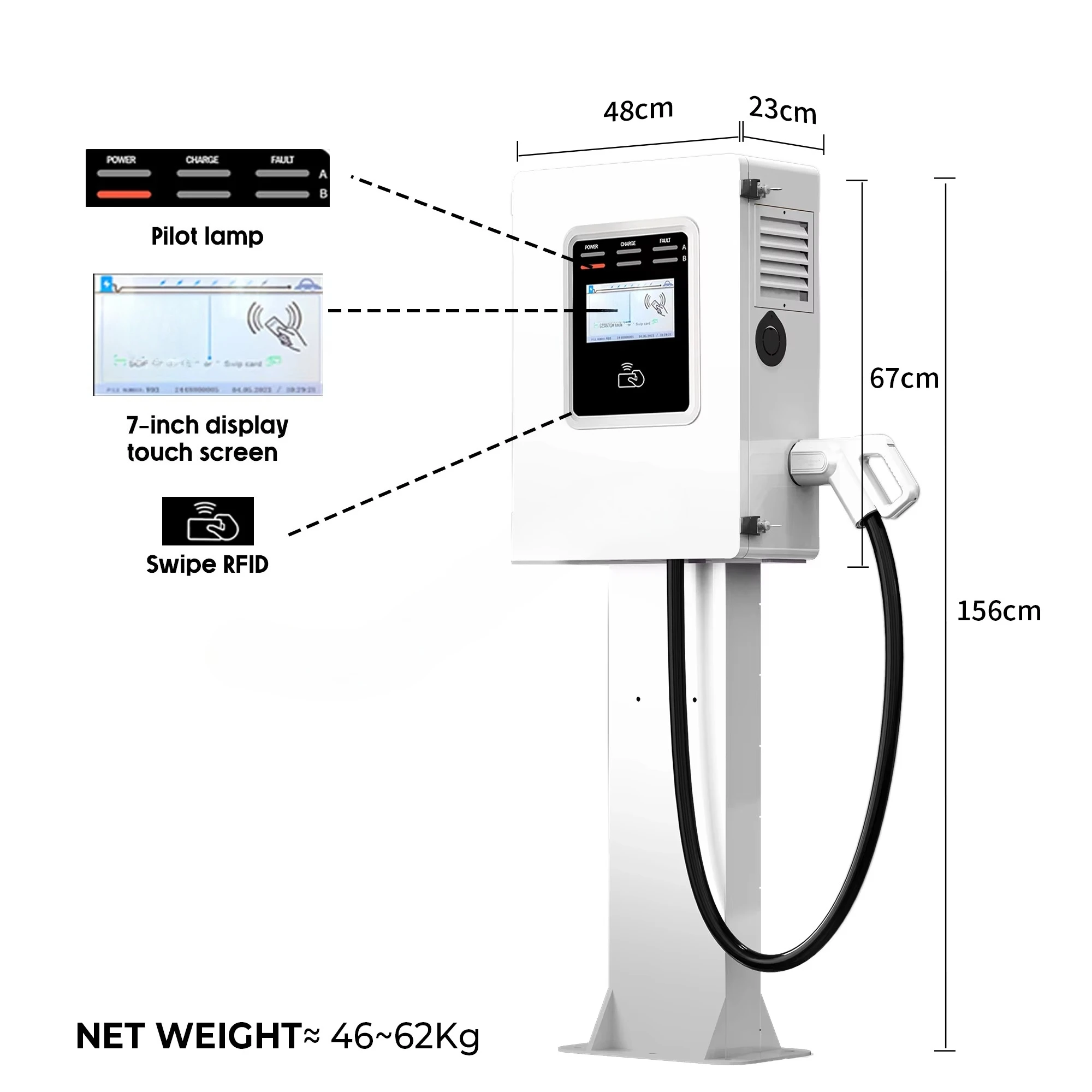Borne de Recharge Commerciale  - Ev Charging Pile avis et prix