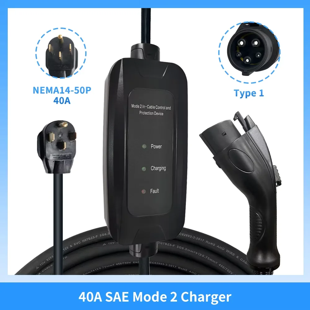 Station de charge AC mobile de - Portable Ev Charger avis et prix