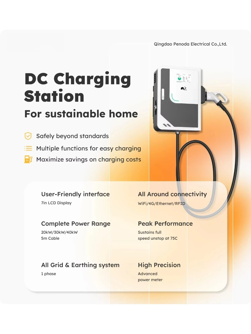 Chargeur rapide DC EV haute pe - Ev Charging Pile avis et prix
