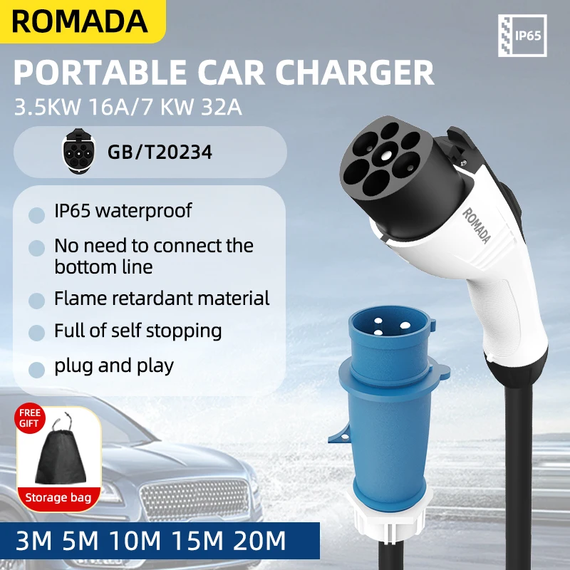 Chargeur Portable pour véhicul - Ev Charger Adapter avis et prix