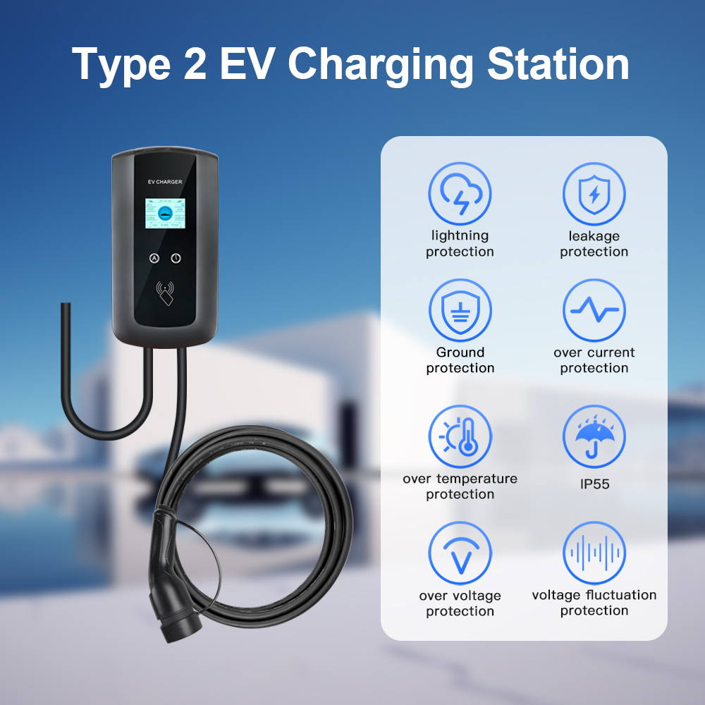 Kolanky 32A 7.2/22KW EV Statio - Wallbox Ev avis et prix